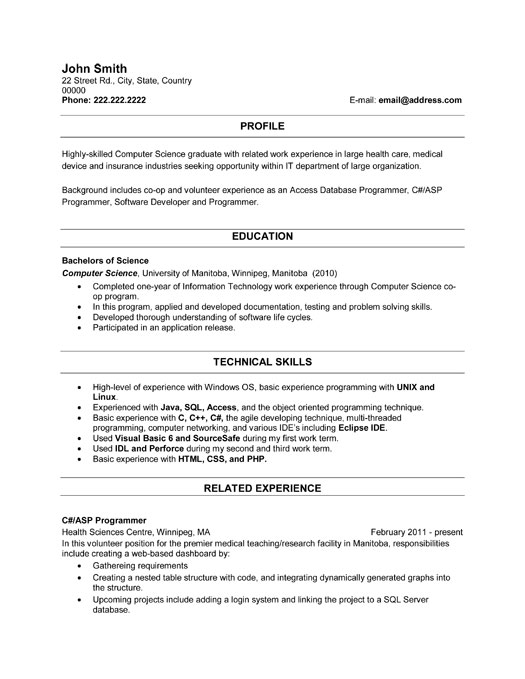 Resume Templates101 Resume Picture